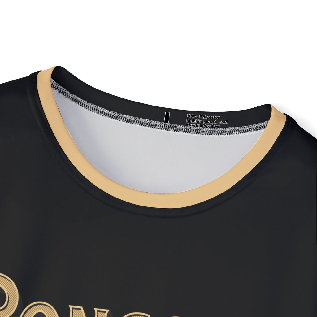 Concours D'Elegance Men's Jersey — Black & Gold Racing Tee (Number 26)