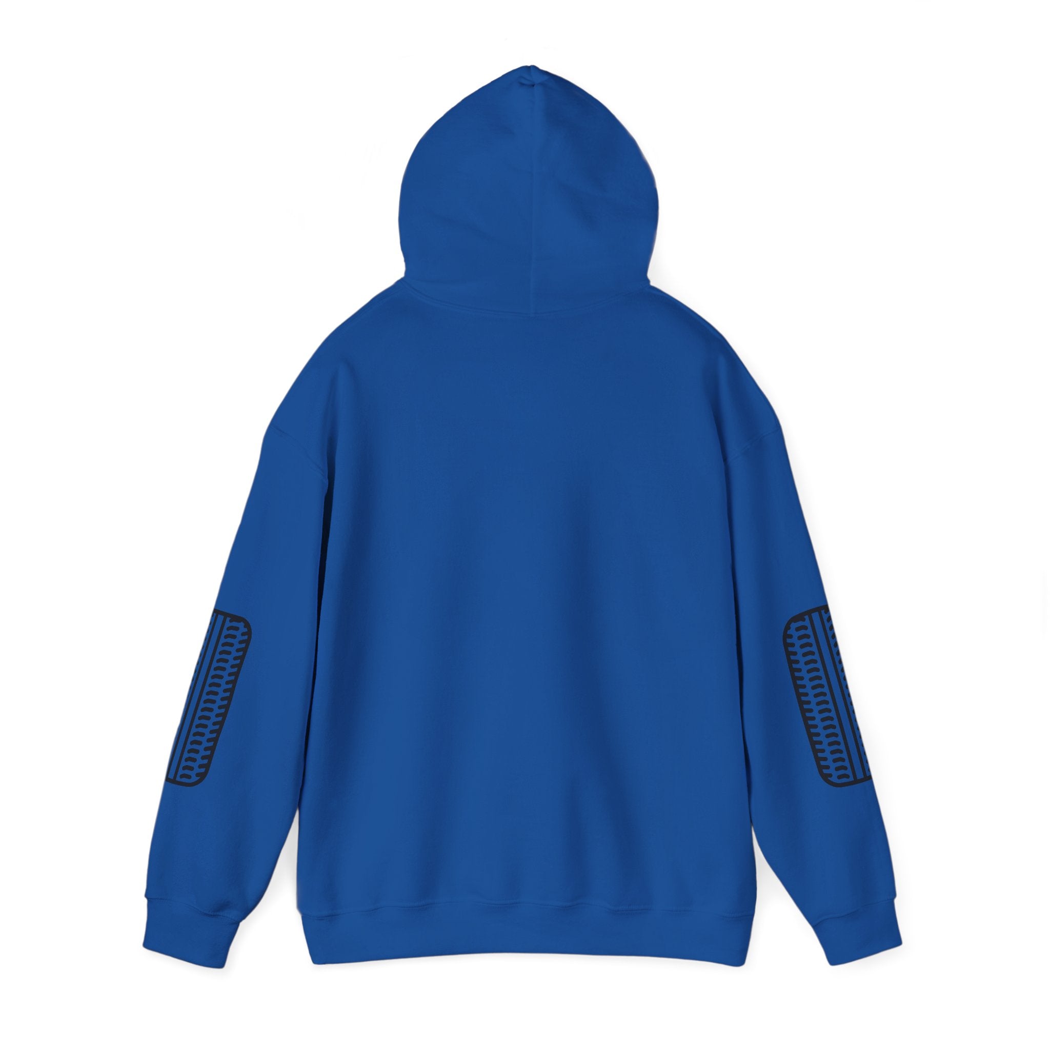 Racing Garage Hooded Sweatshirt — Vintage Racecar Track Scene