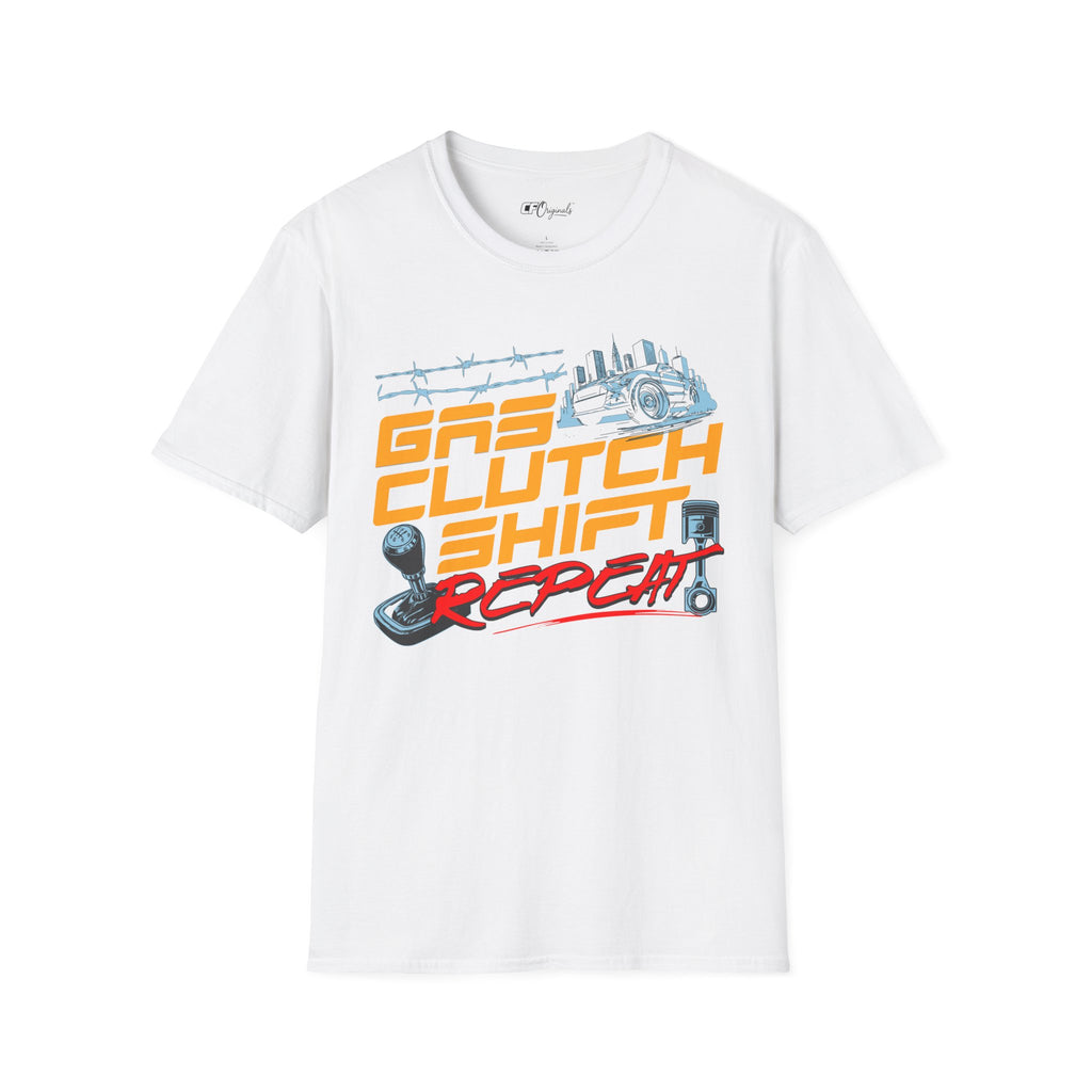 Gas Clutch Shift Tee — Racing Graphic T-Shirt