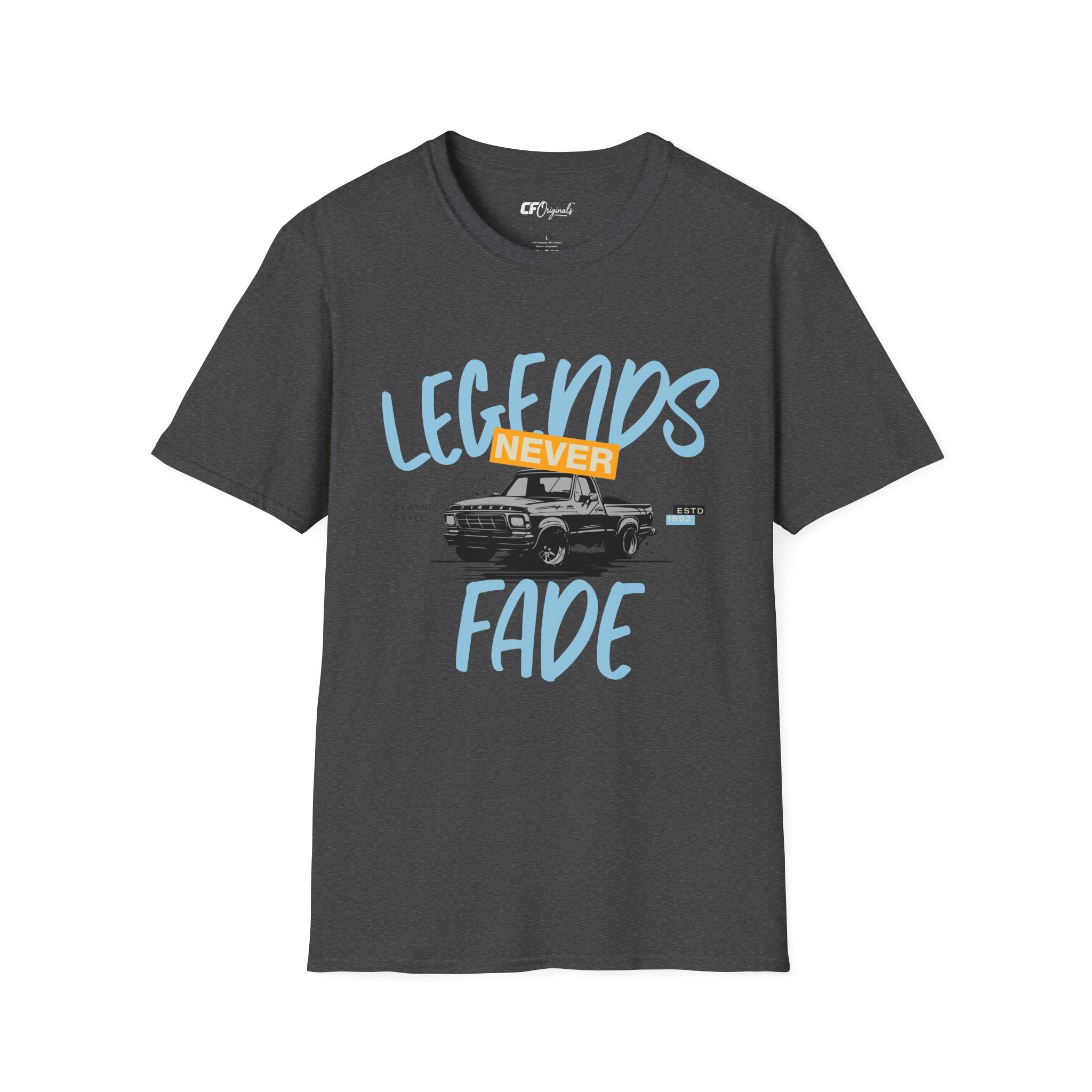 Legends Never Fade T-Shirt — Retro Truck Graphic Tee