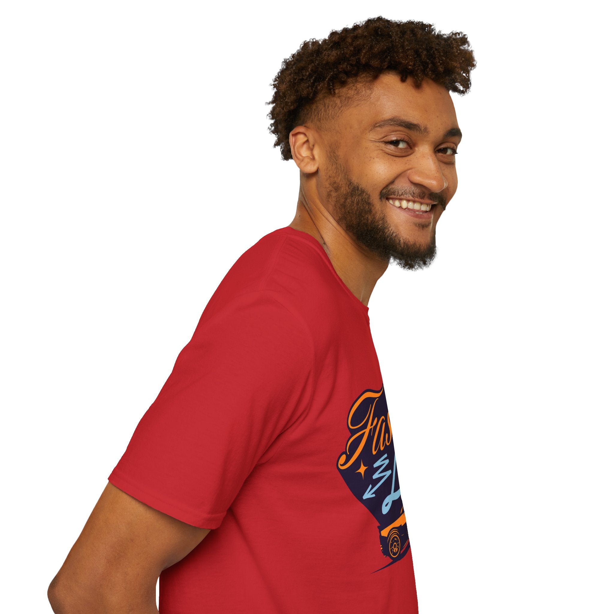 Fast Lane T-Shirt — Retro Racing Car Graphic Tee