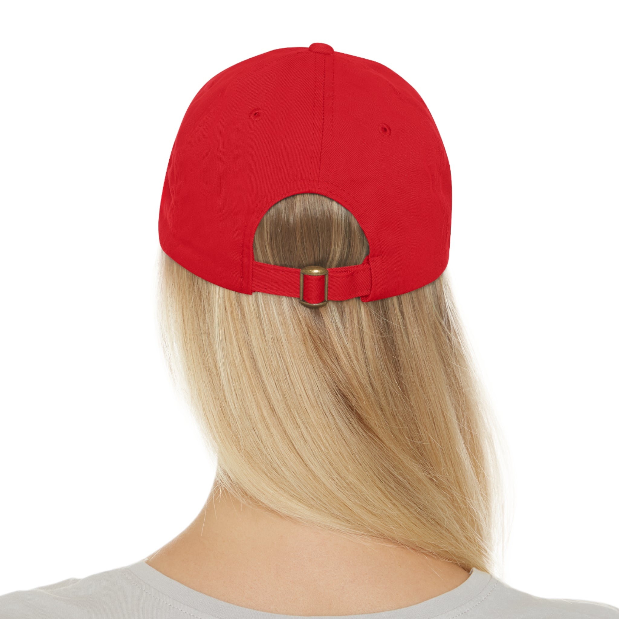 Mechanic Logo Dad Hat — Leather Patch Cap
