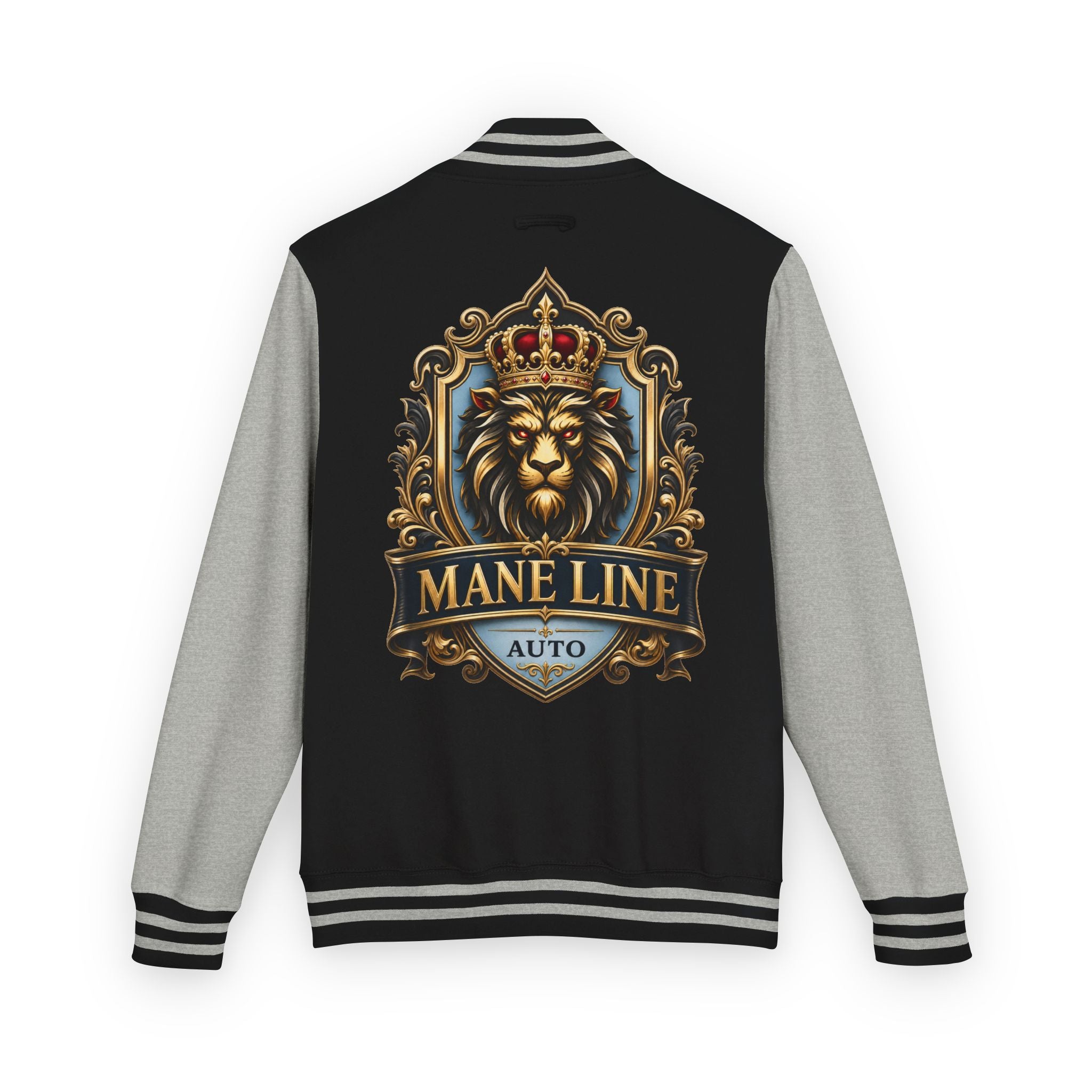Mane Line Auto Lion Crest Letterman Jacket