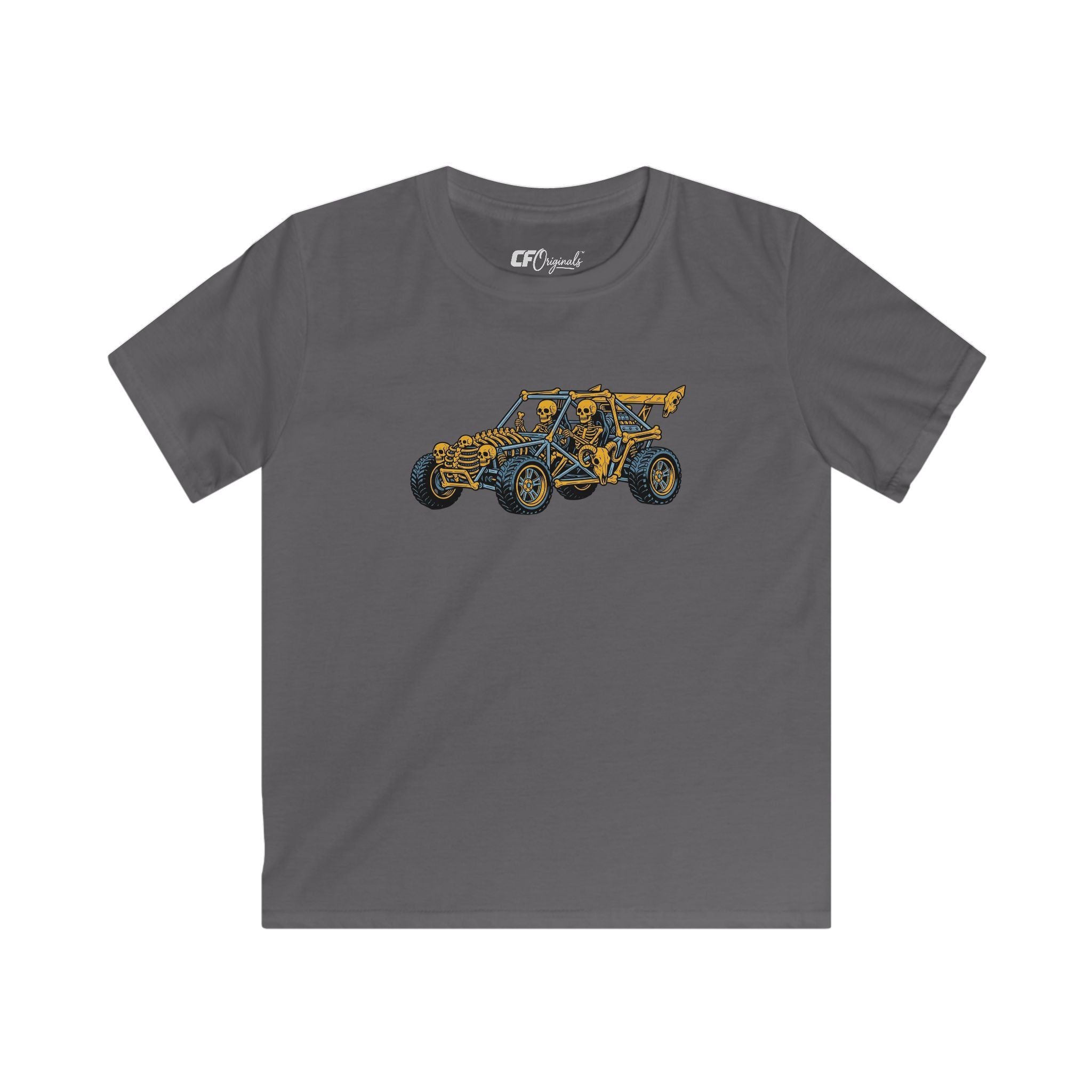 Kids Ribcage Racer Dune Buggy Tee — Off-Road Adventure Graphic Shirt