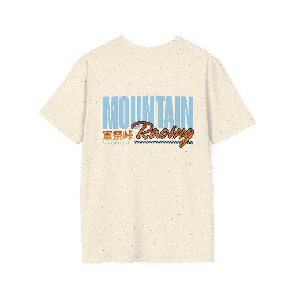 Minimal Orange CF Logo T-Shirt — Subtle Chest & Statement Back Graphic