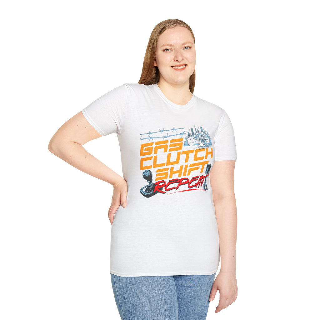 Gas Clutch Shift Tee — Racing Graphic T-Shirt