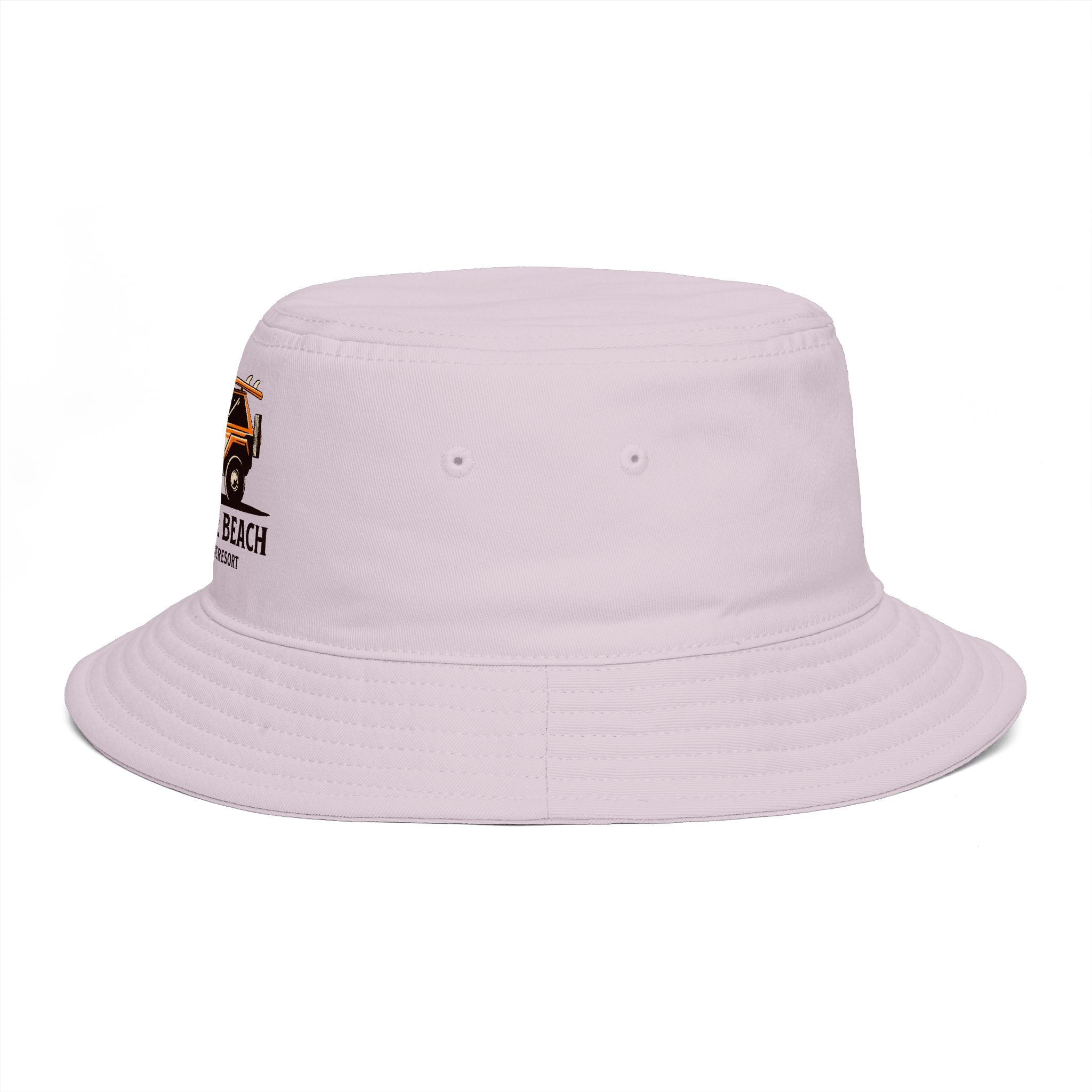 Paradise Beach Surf Buggy Bucket Hat — Vintage Beach Vacation Sun Hat