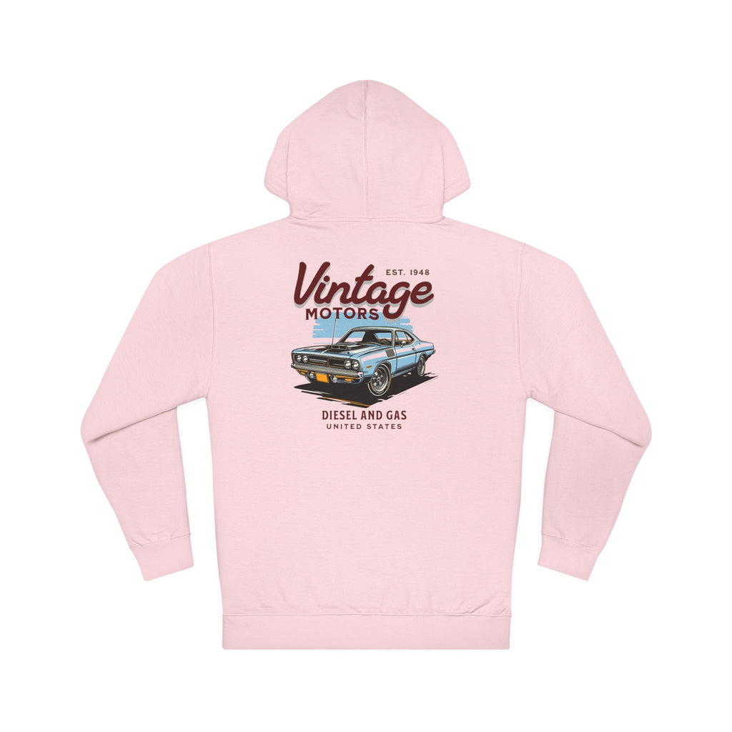 Vintage Motors Hoodie — Retro Classic Car Pullover
