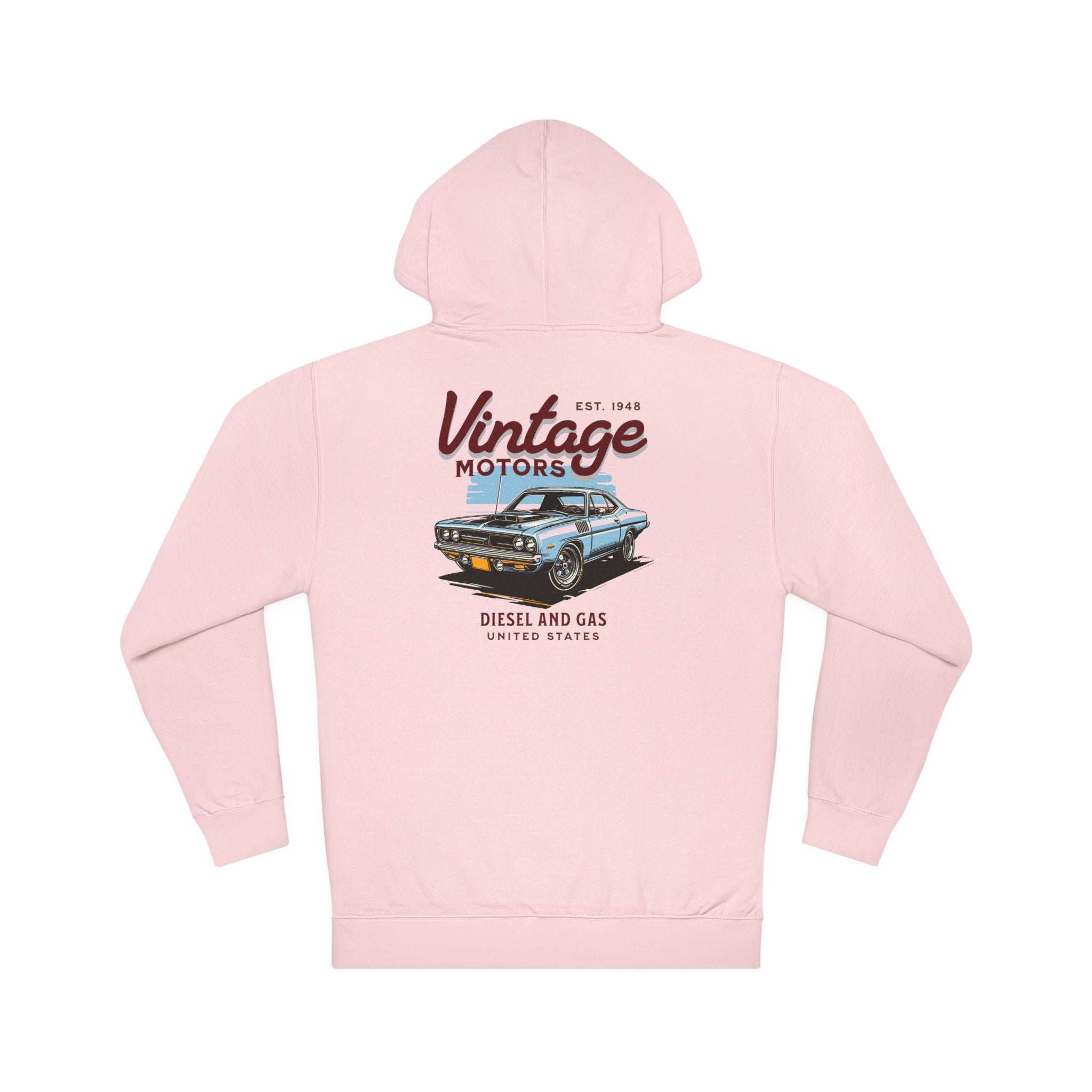 Vintage Motors Hoodie — Retro Classic Car Pullover