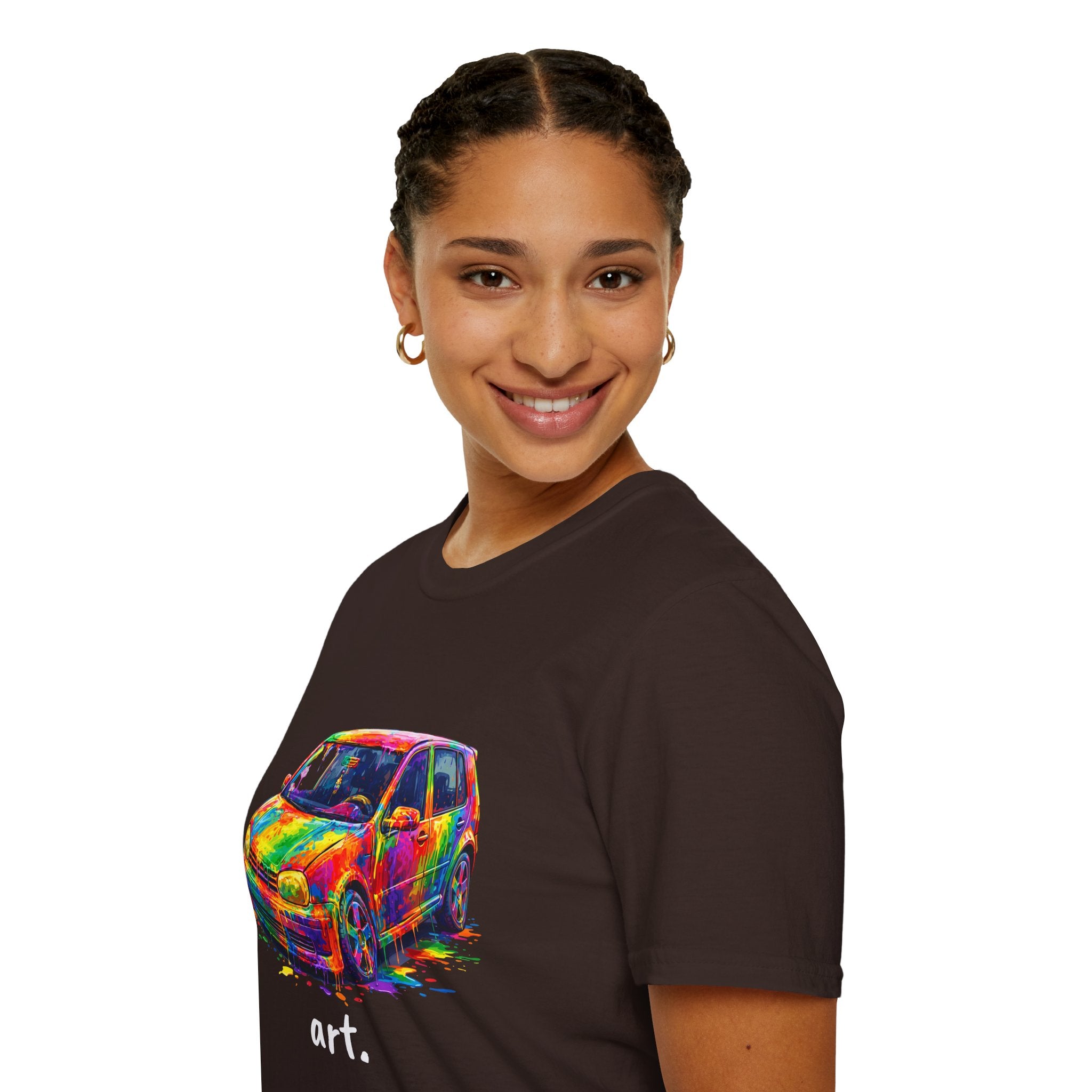 Colorful Hatchback Art Car T-Shirt