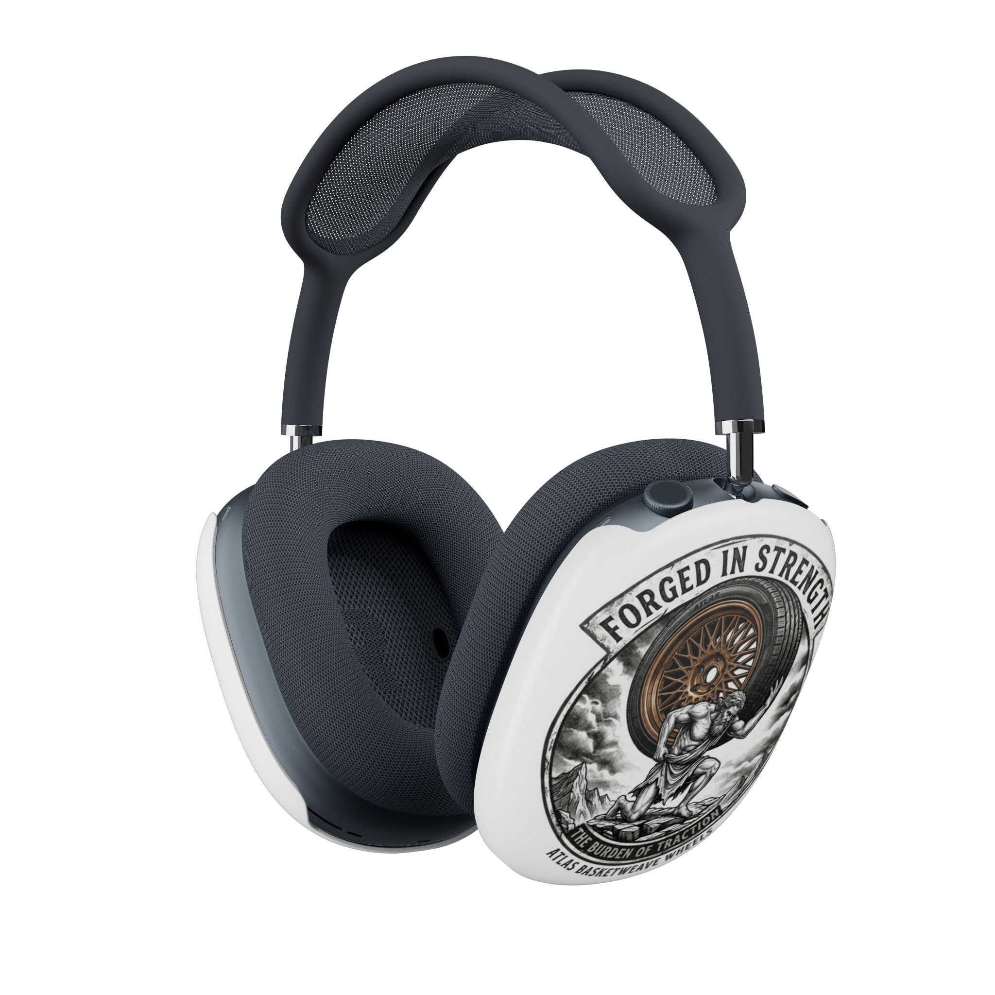 Basketweave Wheels AirPod Max Covers – Mythic Atlas Design