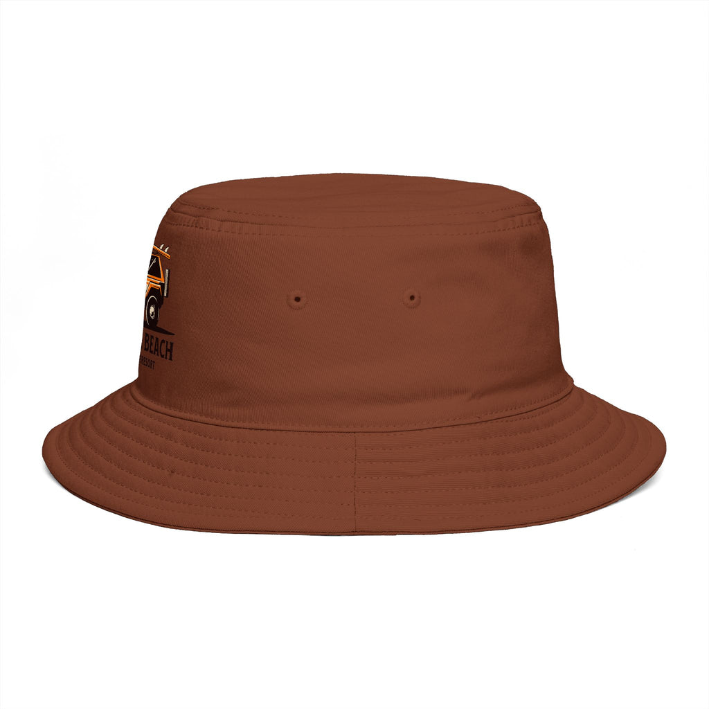 Paradise Beach Surf Buggy Bucket Hat — Vintage Beach Vacation Sun Hat