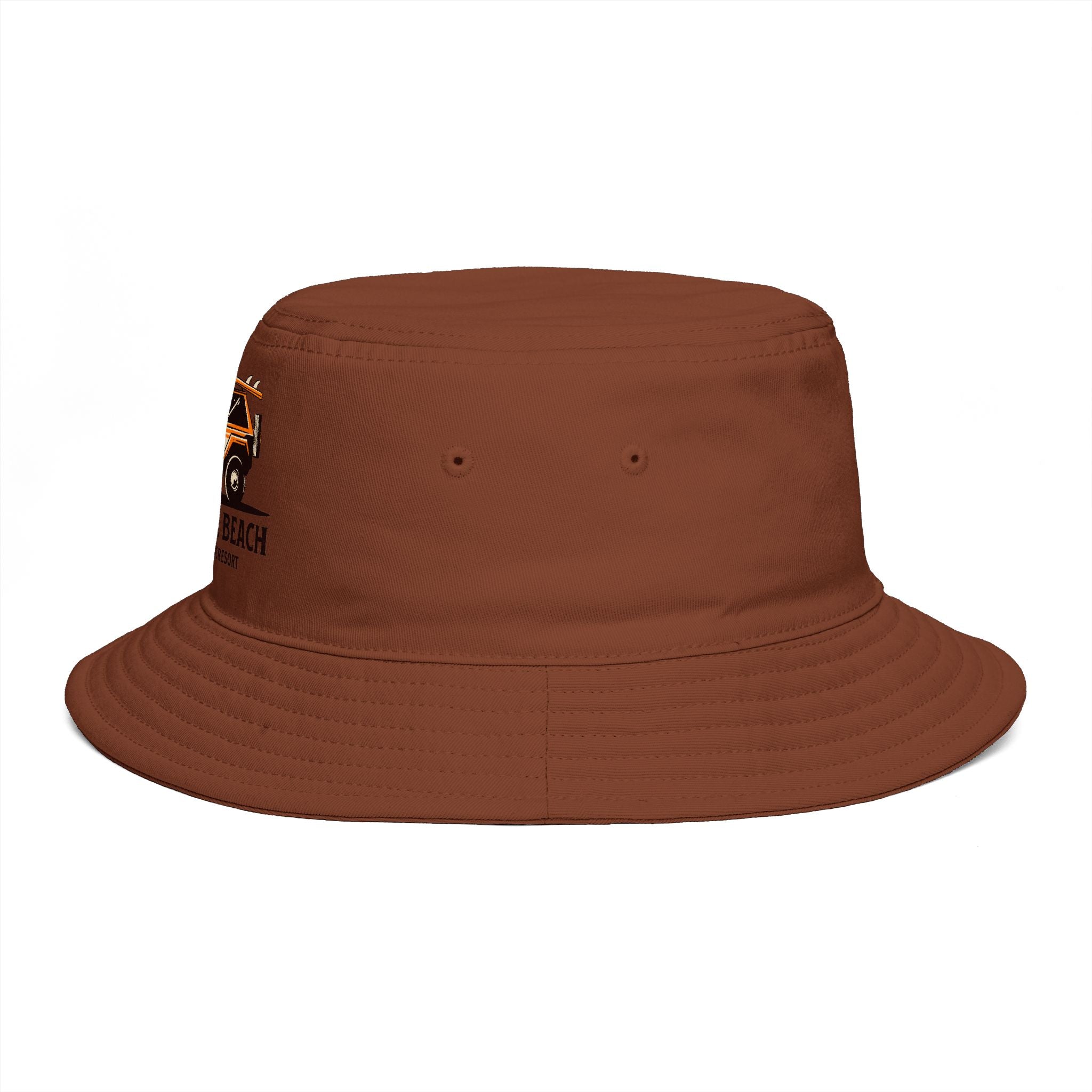 Paradise Beach Surf Buggy Bucket Hat — Vintage Beach Vacation Sun Hat