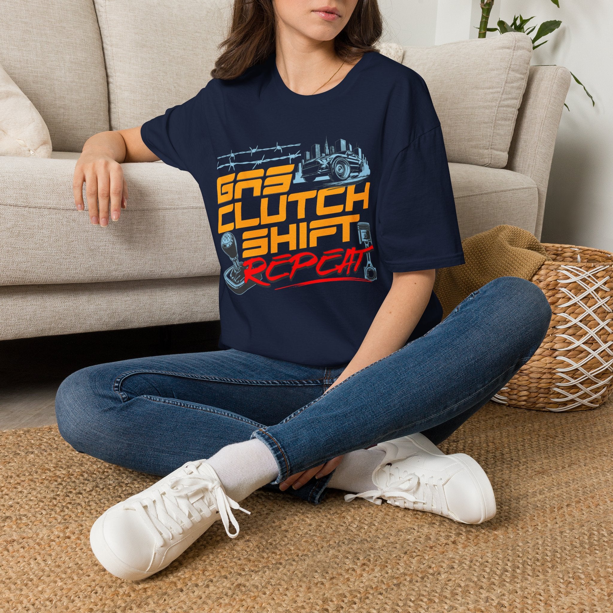 Gas Clutch Shift Tee — Racing Graphic T-Shirt