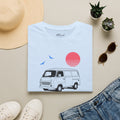 Adventure Van T‑Shirt — Retro Camper Sunset Graphic Tee