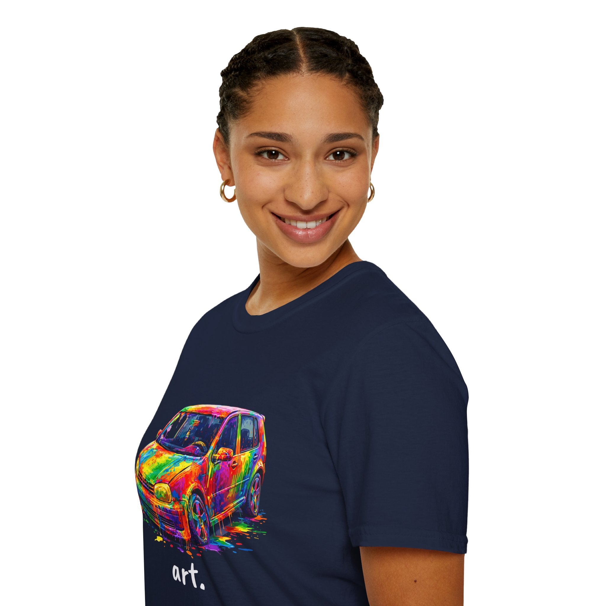 Colorful Hatchback Art Car T-Shirt