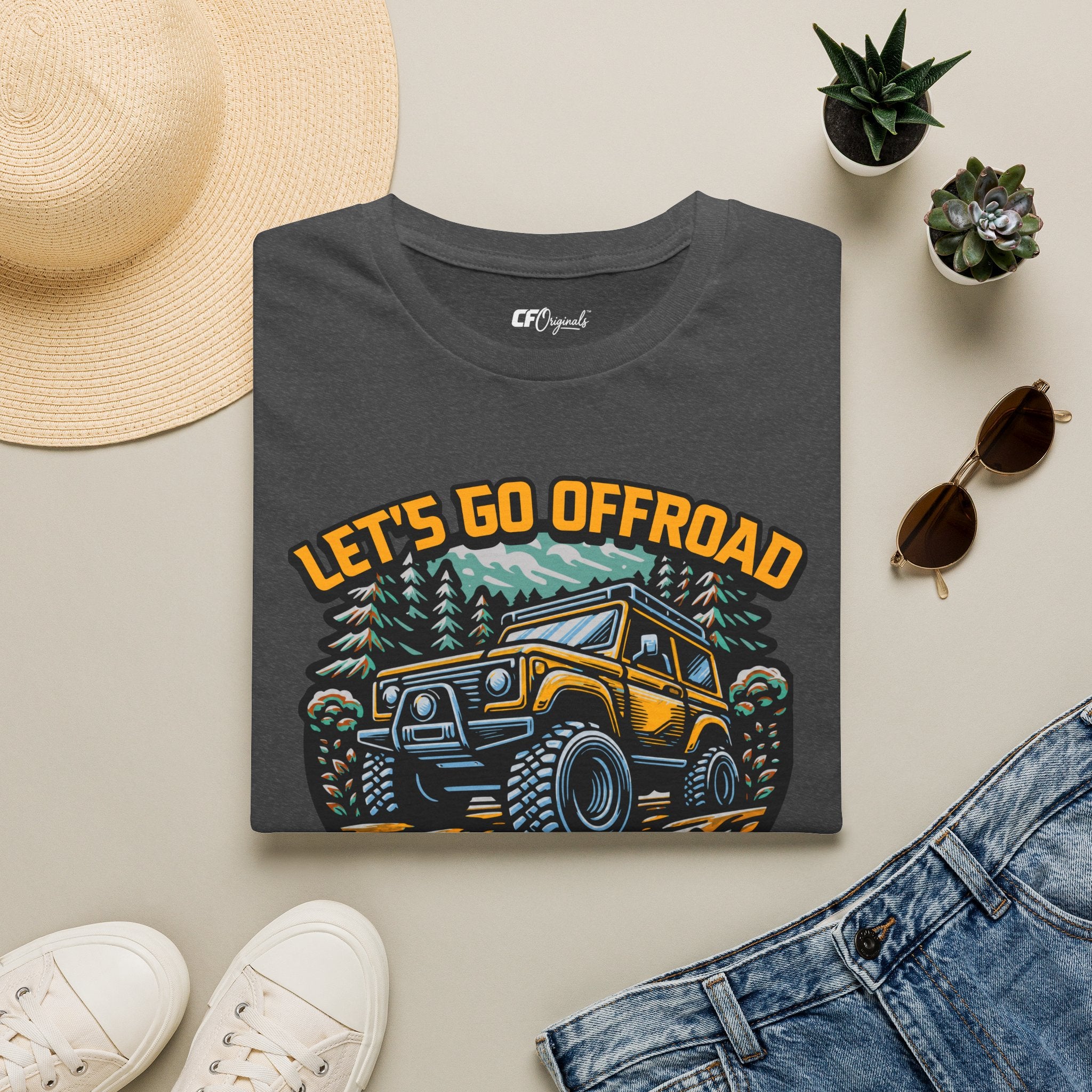 Offroad Adventure T‑Shirt — "Let's Go Offroad" Graphic Tee
