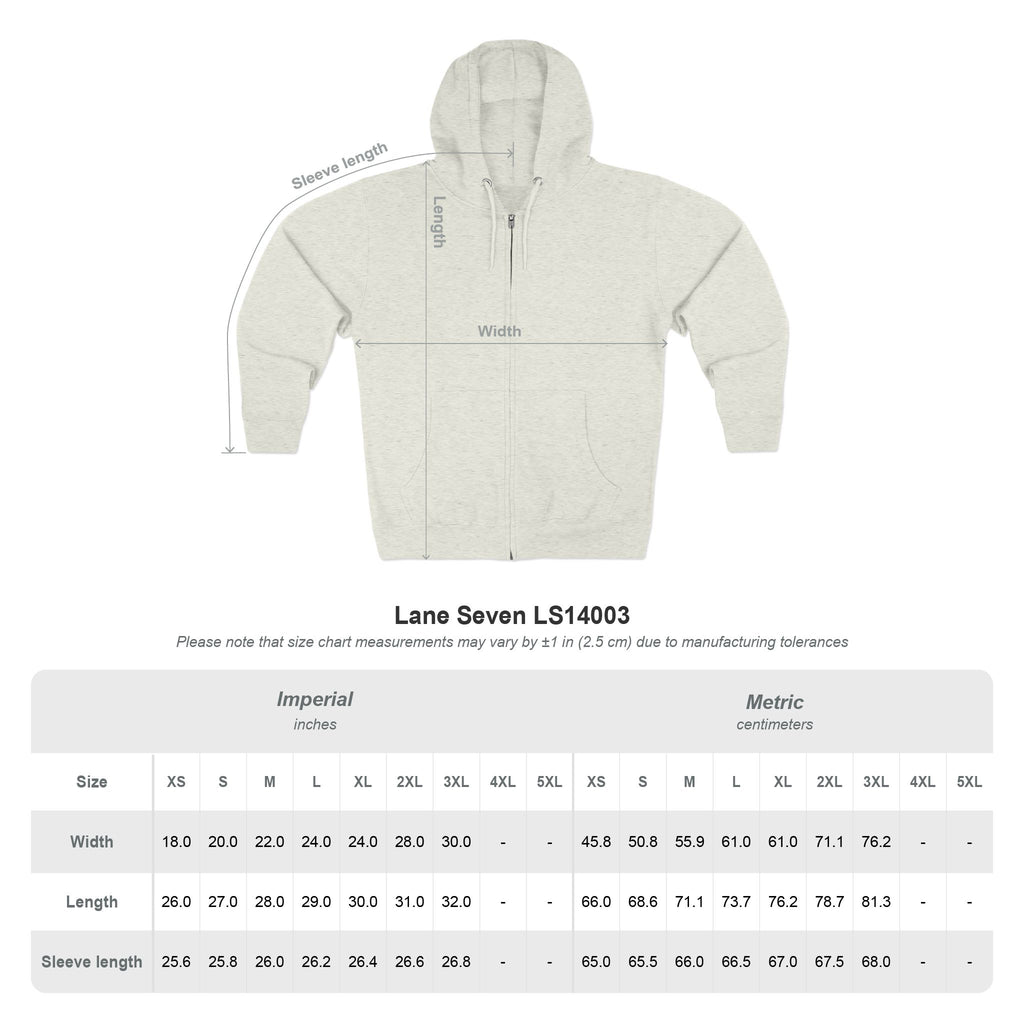 Zip Hoodie — Gas Clutch Shift Racing Zip-Up Hoodie