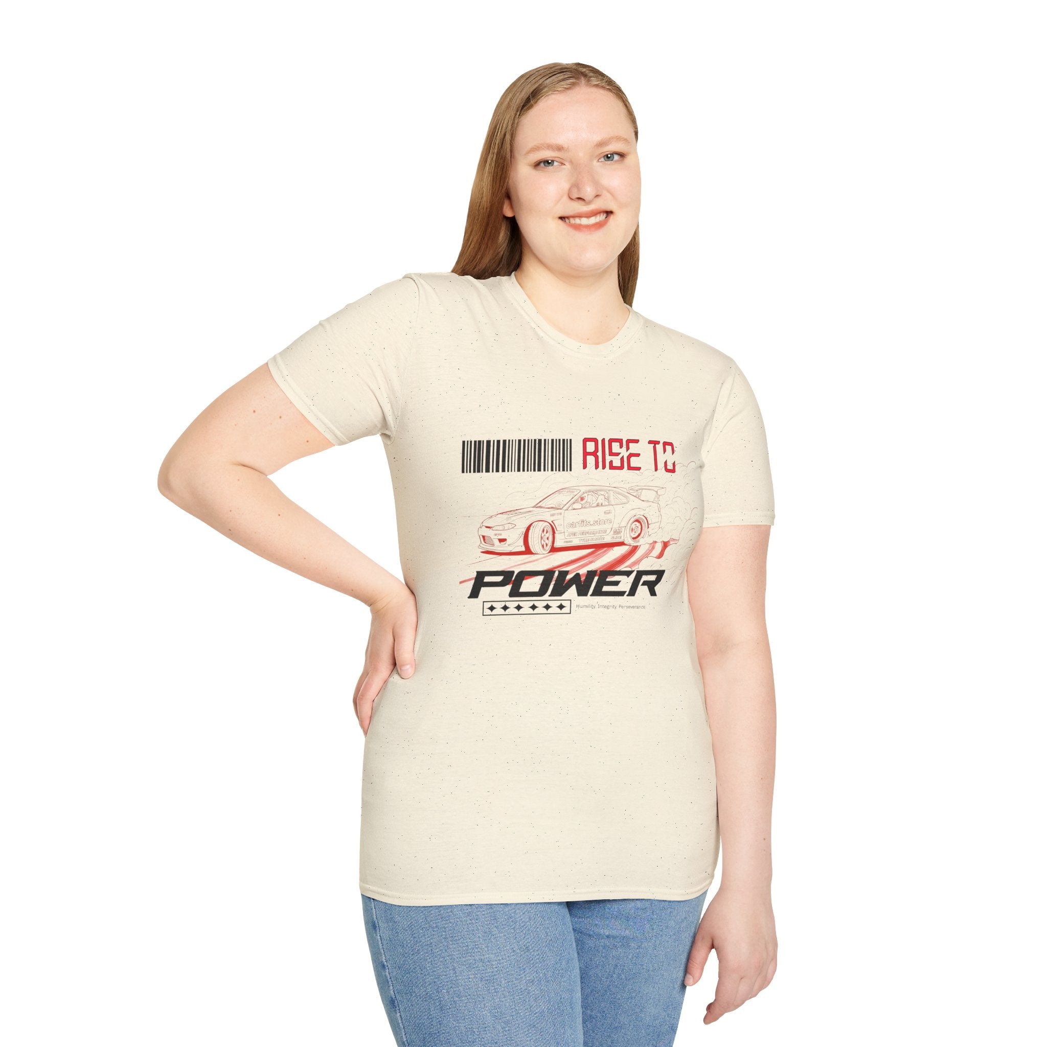 Car Racing T-Shirt — "Rise to Power" Drift Sports Tee