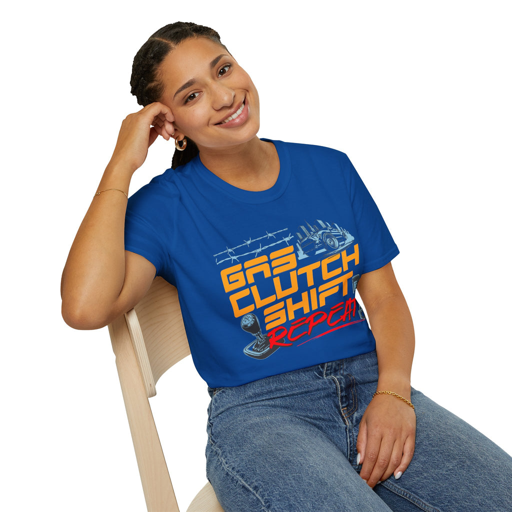 Gas Clutch Shift Tee — Racing Graphic T-Shirt