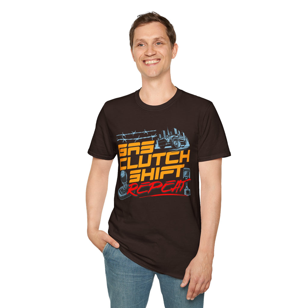 Gas Clutch Shift Tee — Racing Graphic T-Shirt